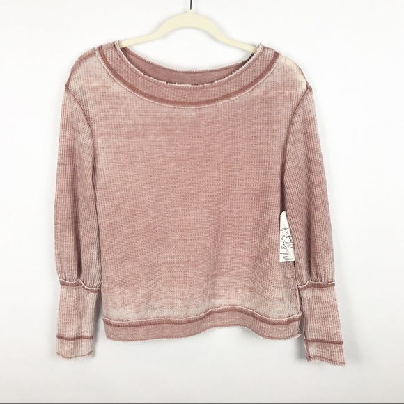 NEW Melrose & Market Waffle Knit Thermal Top - Picture 1 of 7